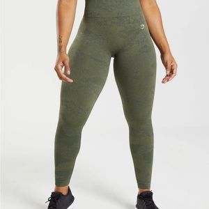Adapt Green Camo Seamless Leggings